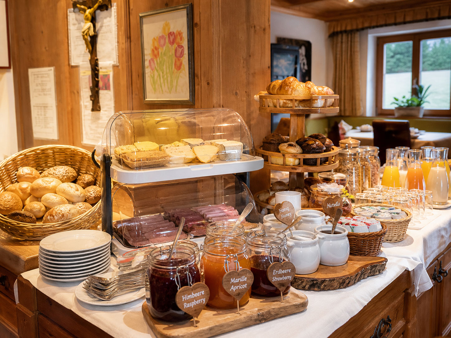Frühstücksbuffet im Weiratherhof